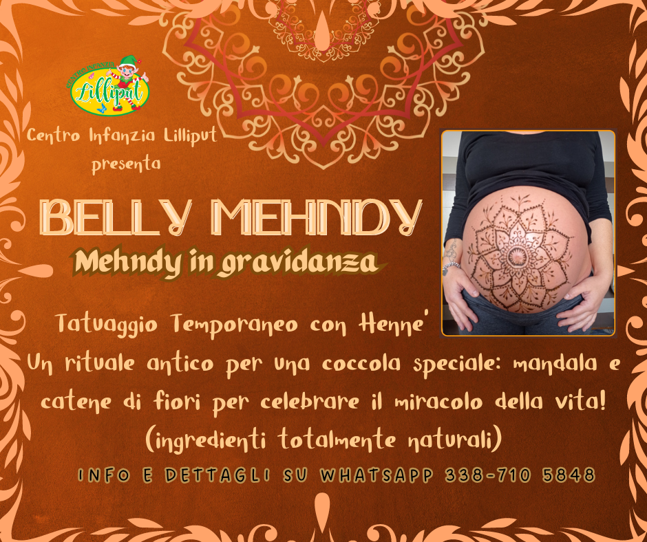 Bellymehndy : tatuaggio temporaneo in gravidanza
